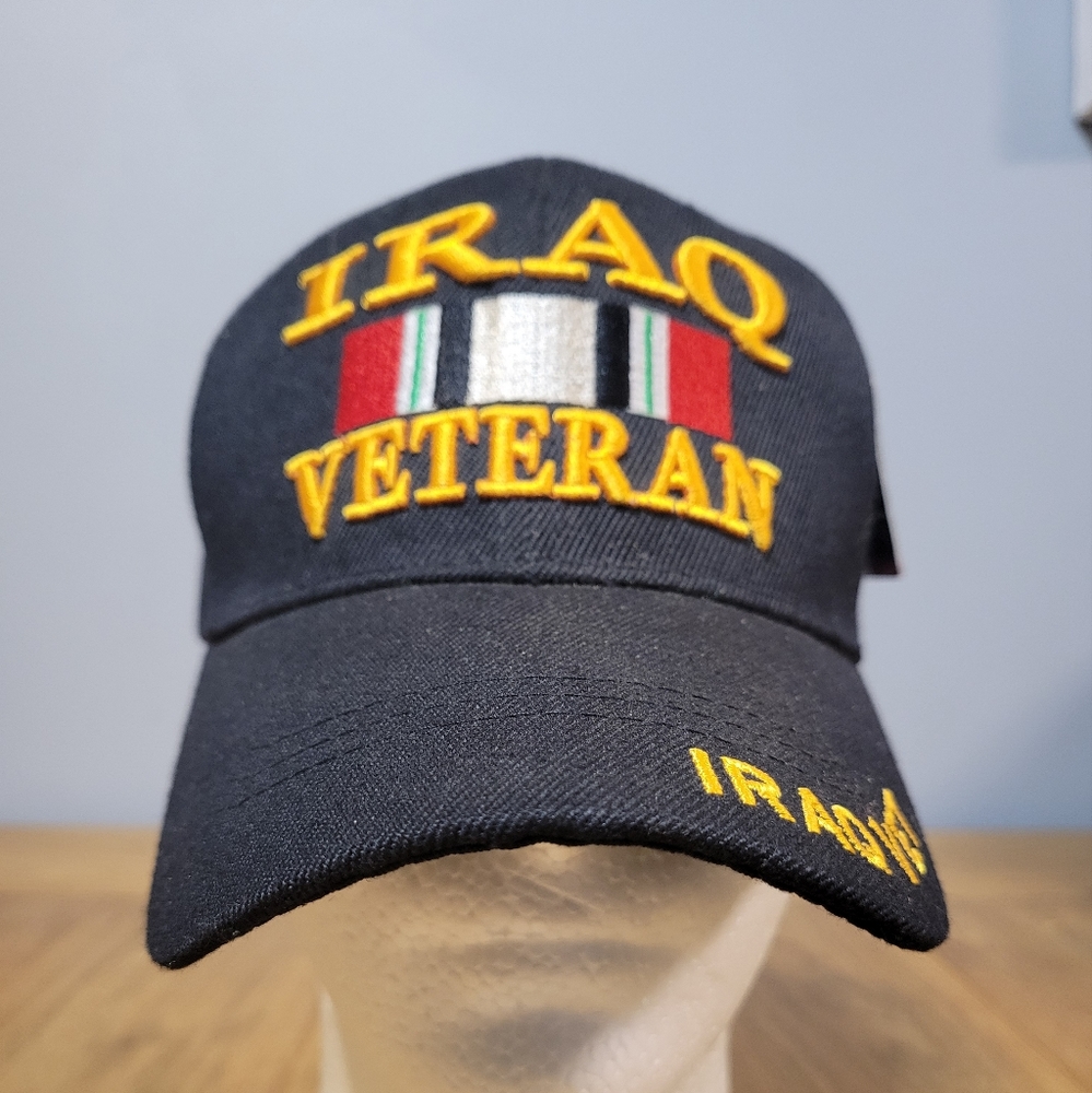 NWT Iraq Veteran U.S. Warriors Military hook & loop back hat
